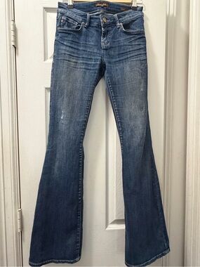 Dear John Women’s Flare Jeans in Blue Wash